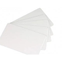 TARJETAS EN BLANCO PVC - AMARILLO - 30MIL - 1 paquete de 100 tarjetas